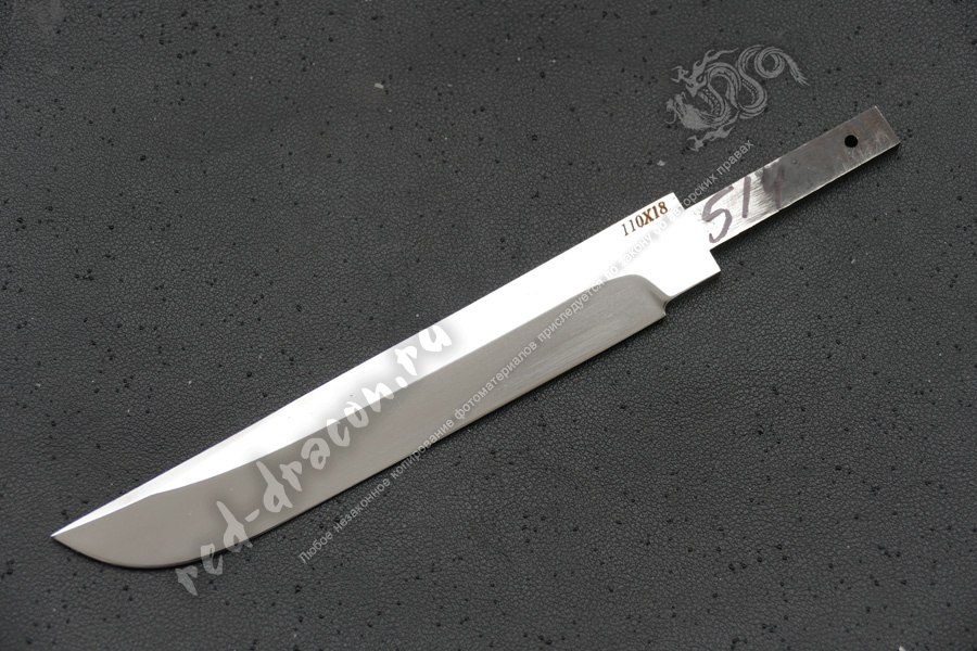 Клинок кованный для ножа 110х18 "DAS514"